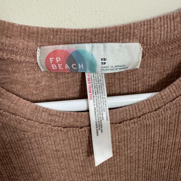 Free People Beach BRB Sleeveless Tunic Mini Dress US Womens XS - Picture 6 of 9